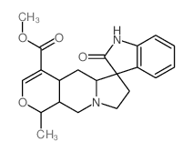 Pteropodine structure, CAS 5629-60-7