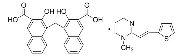 Pyrantel pamoate structure, CAS 22204-24-6