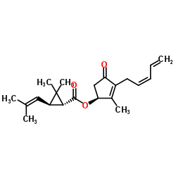 Pyrethrin I structure, CAS 121-21-1