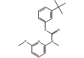 Pyributicarb structure, CAS 88678-67-5