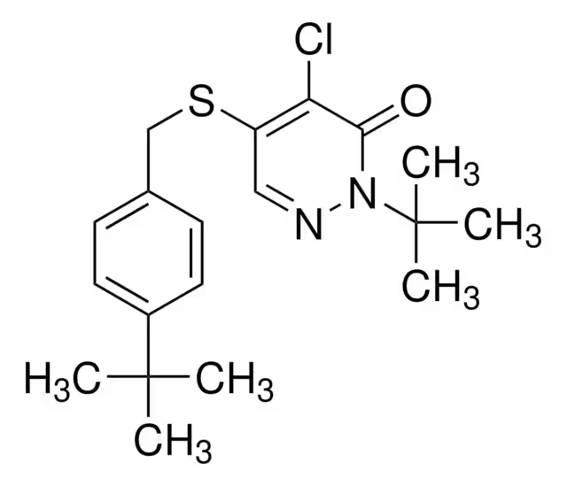 Pyridaben structure, CAS 96489-71-3