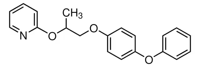 Pyriproxyfen structure, CAS 95737-68-1
