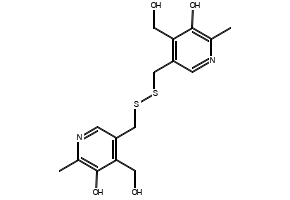 Pyrithioxine structure, CAS 1098-97-1