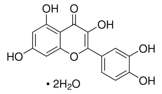Quercetin dihydrate structure, CAS 6151-25-3