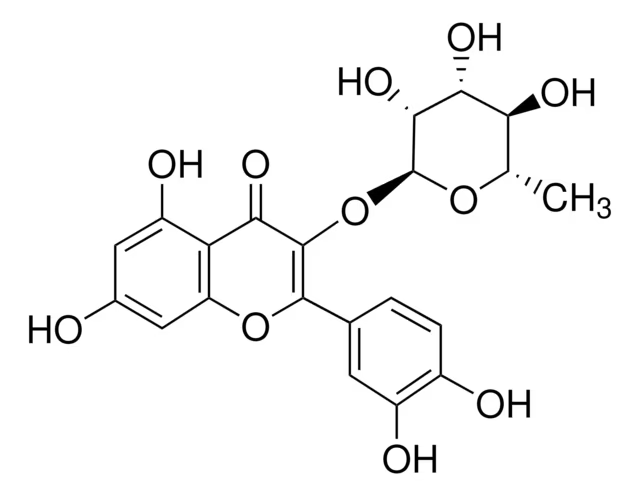 Quercitrin structure, CAS 522-12-3