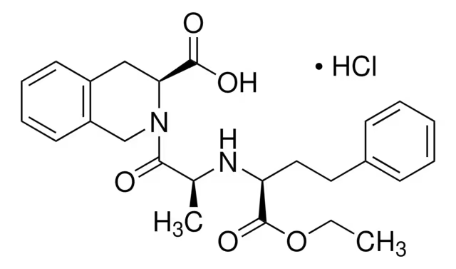 Quinapril hydrochloride structure, CAS 82586-55-8