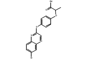Quizalofop structure, CAS 76578-12-6