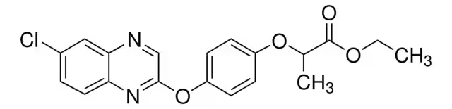 Quizalofop-ethyl structure, CAS 76578-14-8