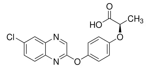 Quizalofop-p structure, CAS 94051-08-8