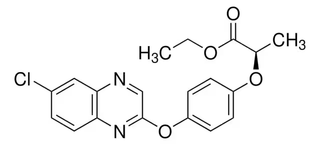 Quizalofop-P-ethyl structure, CAS 100646-51-3
