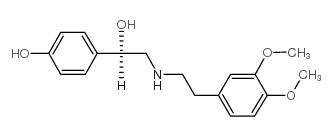 R(-)-Denopamine structure, CAS 71771-90-9