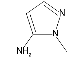 1-Methyl-5-aminopyrazole structure, CAS 1192-21-8