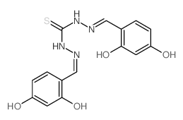 Resorcinol sulfide structure, CAS 97-29-0