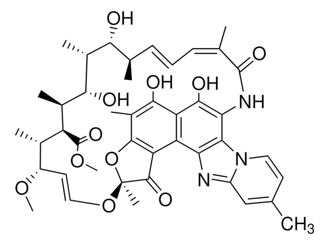 Rifaximin structure, CAS 80621-81-4