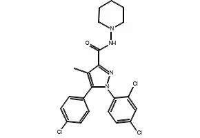 Rimonabant structure, CAS 168273-06-1