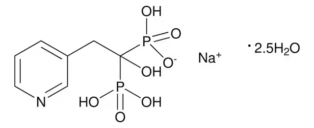 Risedronate sodium structure, CAS 115436-72-1