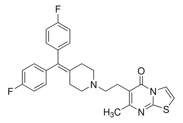 Ritanserin structure, CAS 87051-43-2