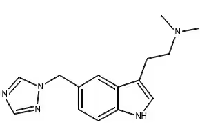 Rizatriptan structure, CAS 144034-80-0
