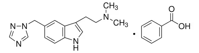 Rizatriptan benzoate structure, CAS 145202-66-0