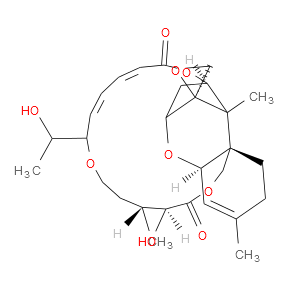 Roridin A structure, CAS 14729-29-4
