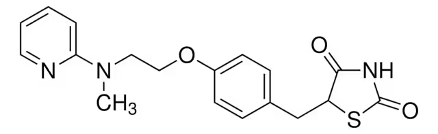 Rosiglitazone structure, CAS 122320-73-4