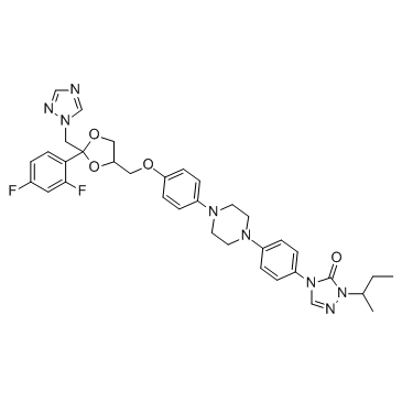 Saperconazole structure, CAS 110588-57-3