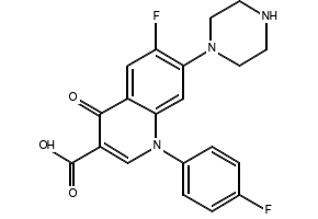 Sarafloxacin structure, CAS 98105-99-8