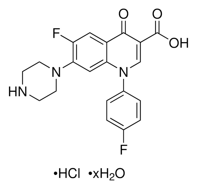 Sarafloxacin hydrochloride structure, CAS 91296-87-6
