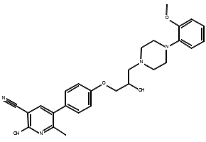 Saterinone structure, CAS 102669-89-6