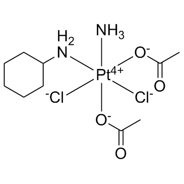 Satraplatin structure, CAS 129580-63-8