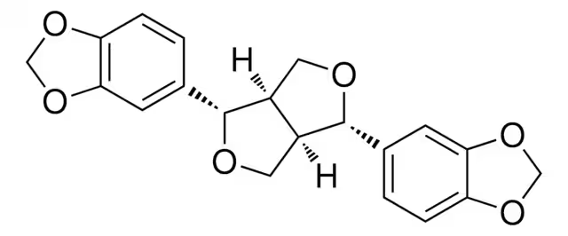 Sesamin structure, CAS 607-80-7