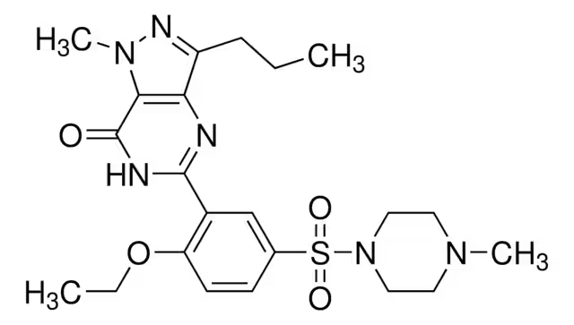 Sildenafil structure, CAS 139755-83-2