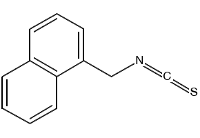 1-Naphthalenemethyl isothiocyanate structure, CAS 17112-82-2