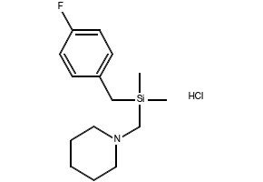Silperisone structure, CAS 140944-31-6