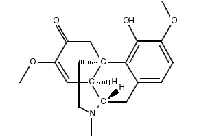 Sinomenine structure, CAS 115-53-7