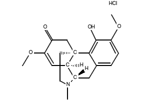 Sinomenine hydrochloride structure, CAS 6080-33-7