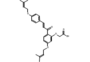 Sofalcone structure, CAS 64506-49-6