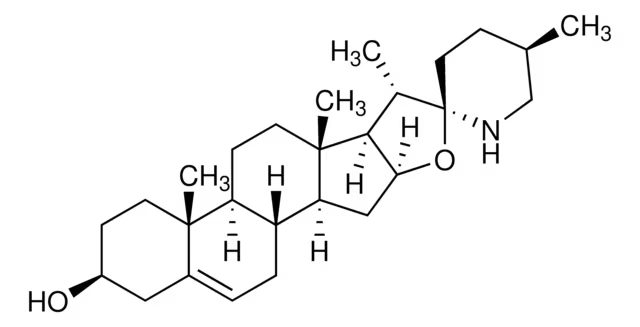 Solasodine structure, CAS 126-17-0