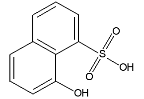 1-Naphthol-8-sulfonic acid structure, CAS 117-22-6