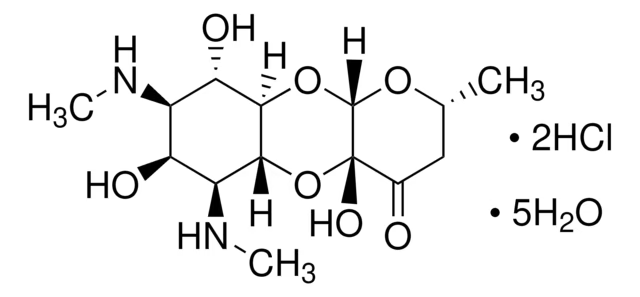 Spectinomycin dihydrochloride pentahydrate structure, CAS 22189-32-8