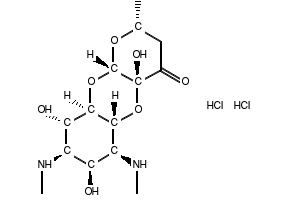 Spectinomycin HCL structure, CAS 21736-83-4