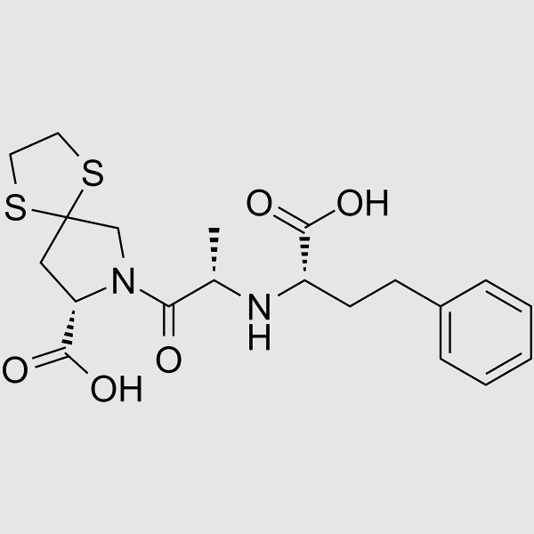 Spiraprilat structure, CAS 83602-05-5
