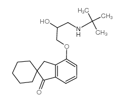 Spirendolol structure, CAS 65429-87-0