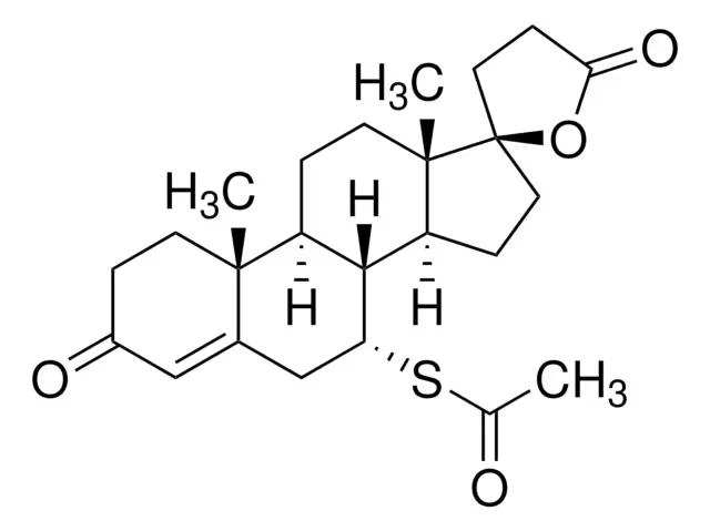 Spironolactone structure, CAS 52-01-7