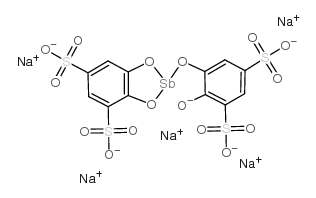 Stibophen structure, CAS 15489-16-4
