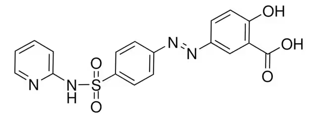 Sulfasalazine structure, CAS 599-79-1