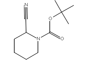 1-N-Boc-2-cyanopiperidine structure, CAS 153749-89-4
