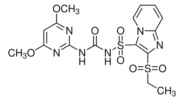 Sulfosulfuron structure, CAS 141776-32-1