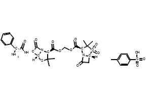 Sultamicillin tosylate structure, CAS 83105-70-8