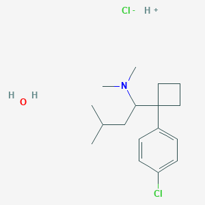 SIBUTRAMINE HYDROCHLORIDE MONOHYDRATE structure, CAS 125494-59-9